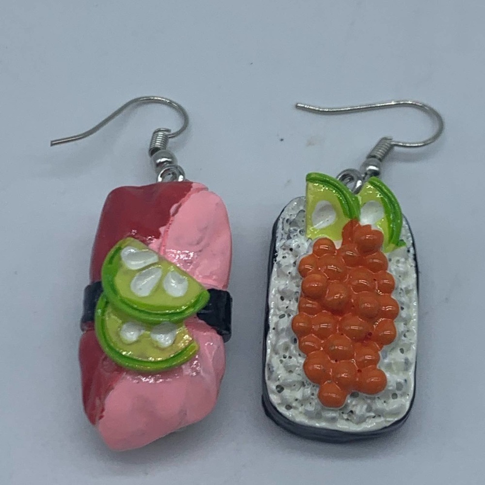 NEW sushi and fish egg earrings - Picture 15 of 16